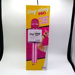 SING-ALONG PRO Bluetooth Karaoke Microphone And Stereo Speaker All-in-one (Rose)